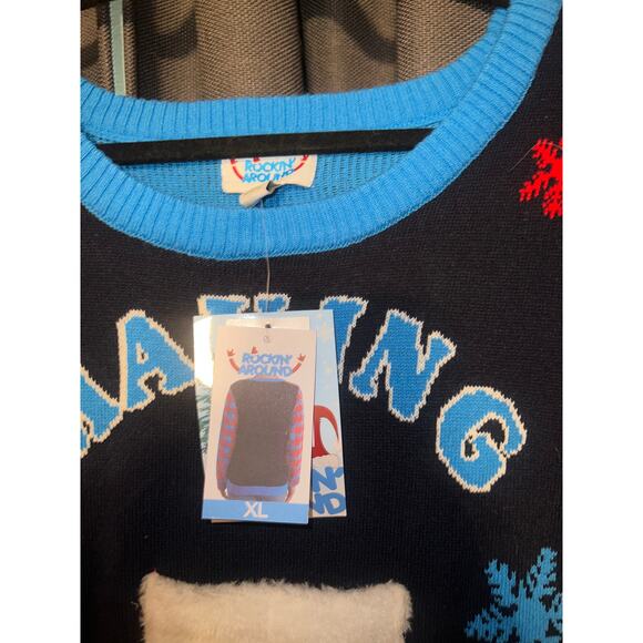 Ugly Christmas Sweater Xmas Size XL NWT - Picture 2 of 3